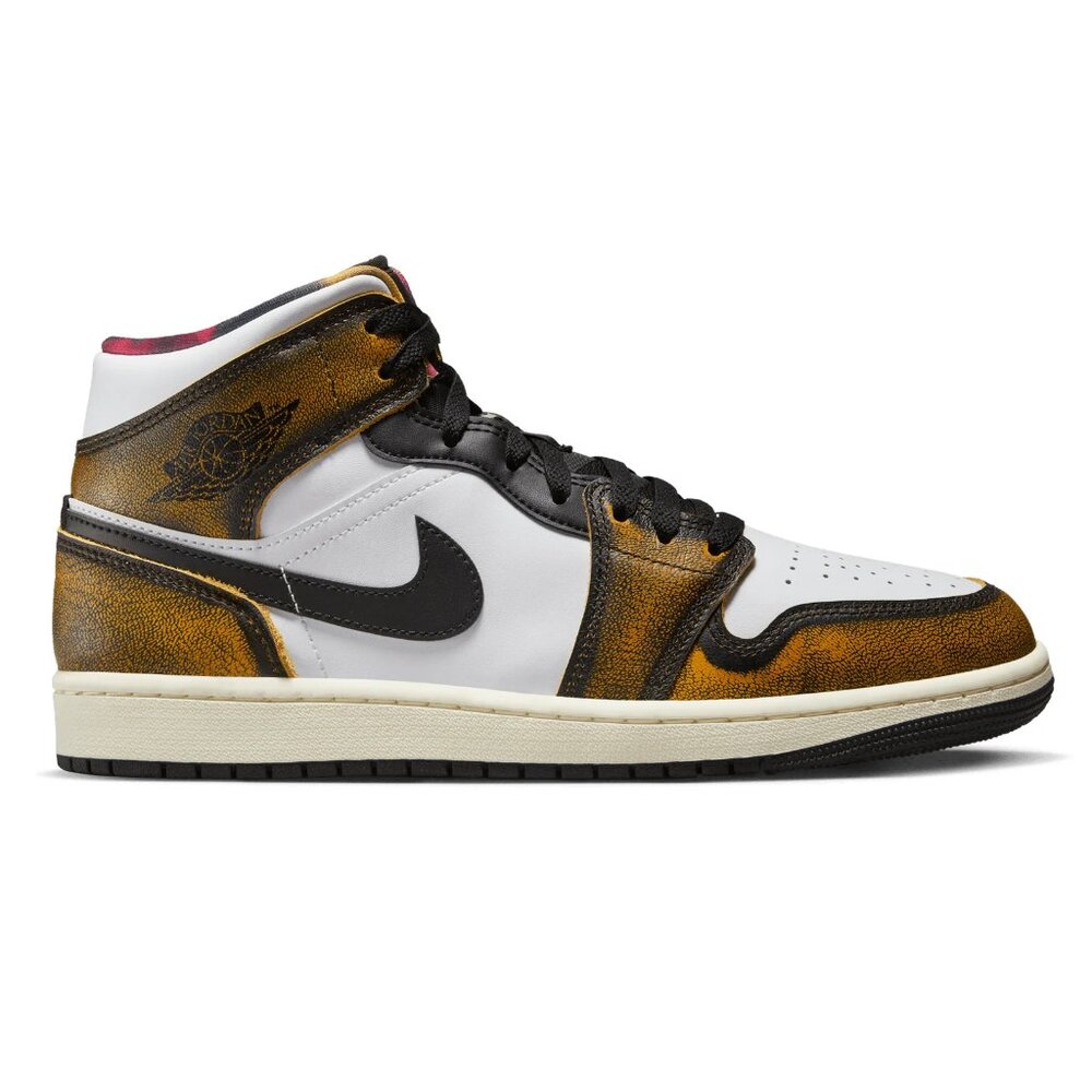 Nike // Air Jordan 1 Mid SE 'Orange Wear-Away'